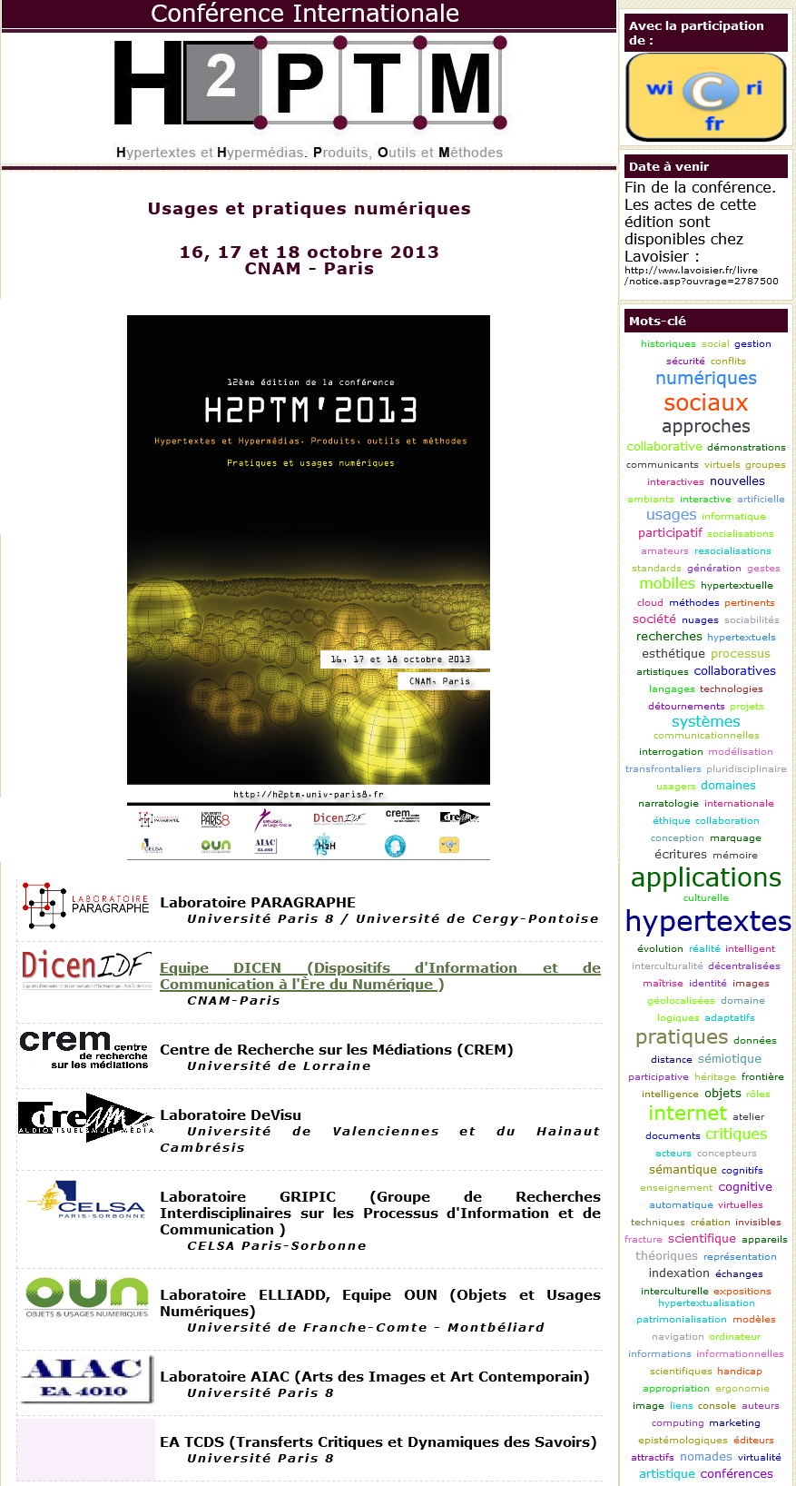 conférence 2013